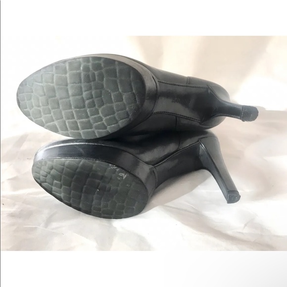 Rockport Women’s Platform Heel Knee High Boot Black Quilted Leather 9 - Picture 11 of 13